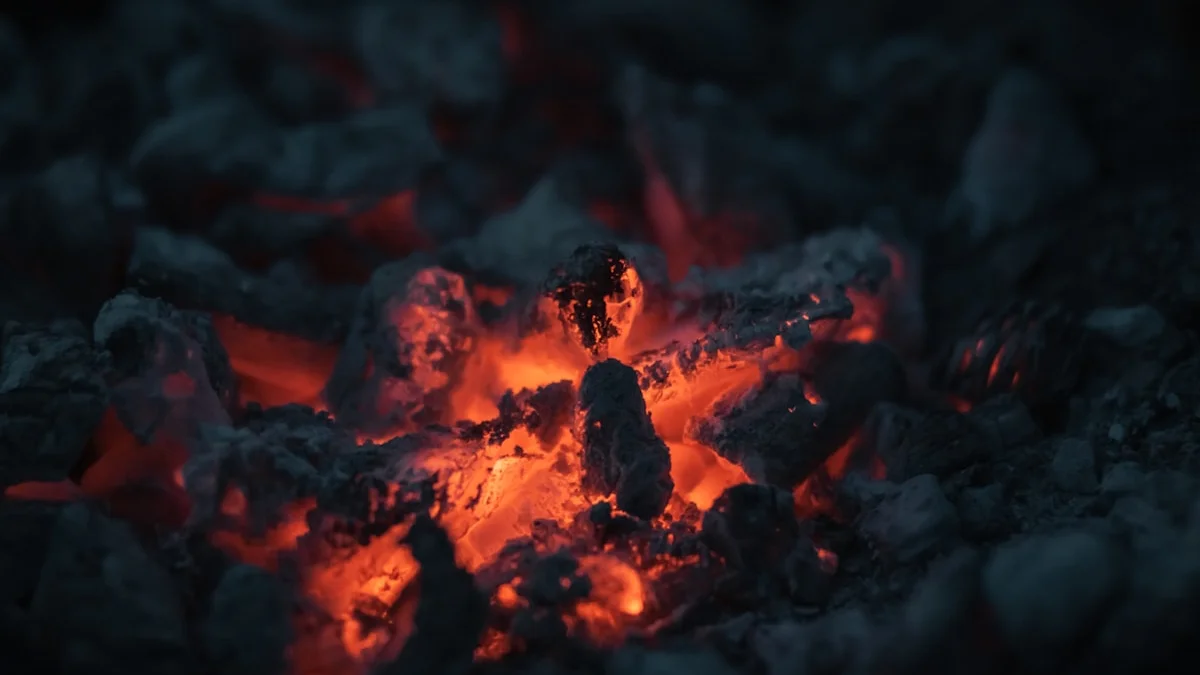 Glowing orange embers burn low inside dark ash. — a The Obsidian Key guide to Shield Self-Check: Six Signs Your State Is Porous.